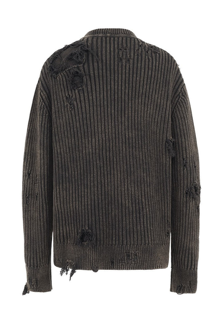 Destroyed Knit Sweater