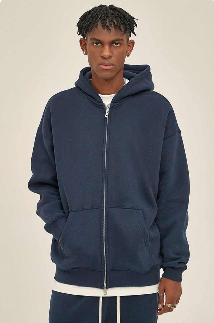 Fleece Zip Up Hoodie