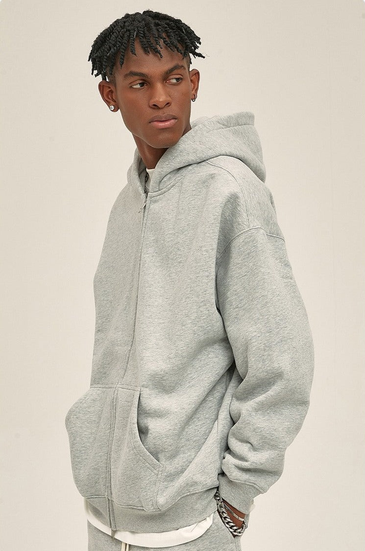 Fleece Zip Up Hoodie