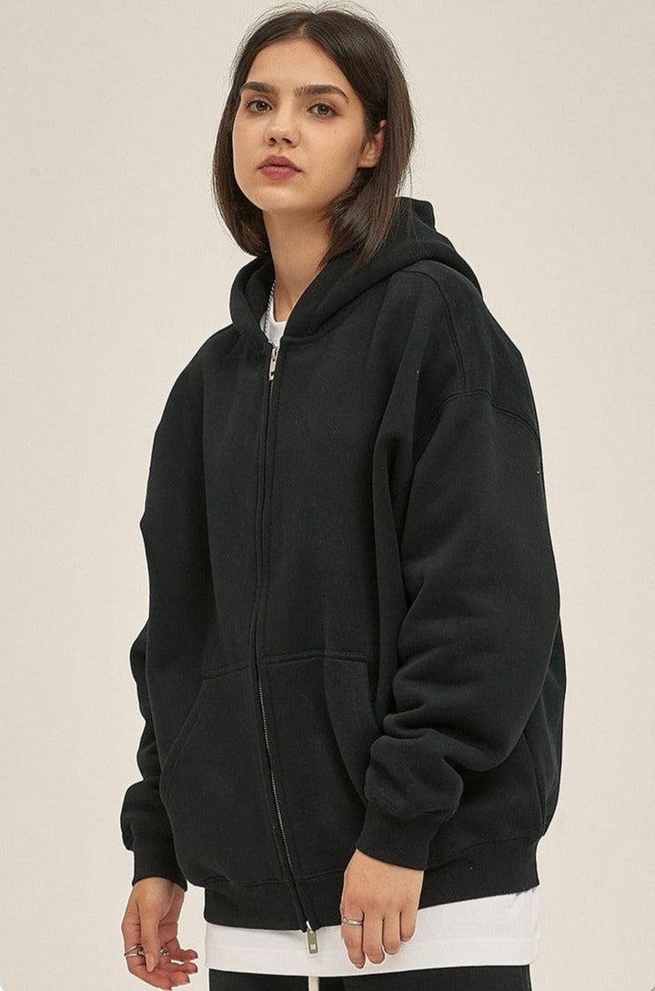 Fleece Zip Up Hoodie