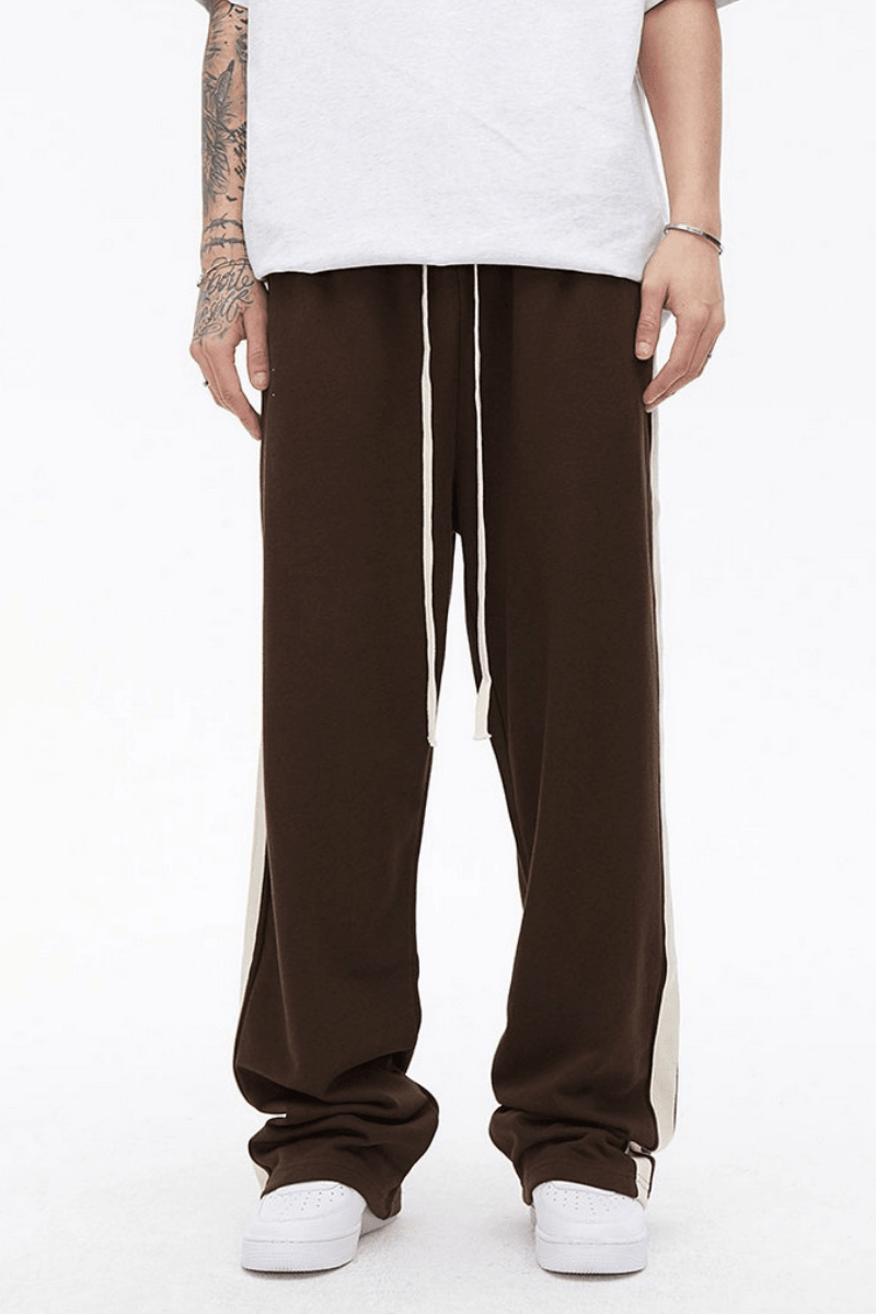 Stitching Track Loose Sweatpants