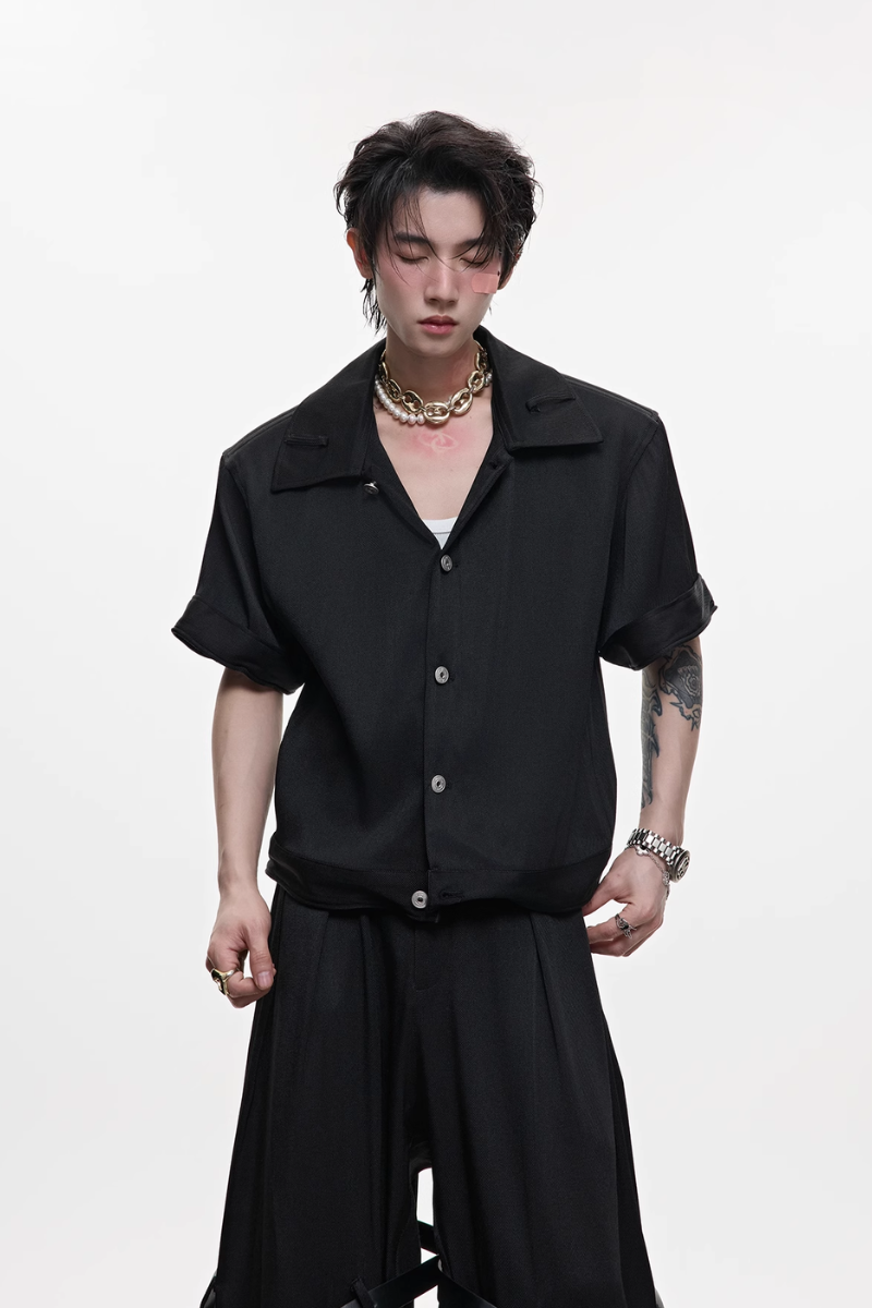 Textured Short Sleeve Shirt