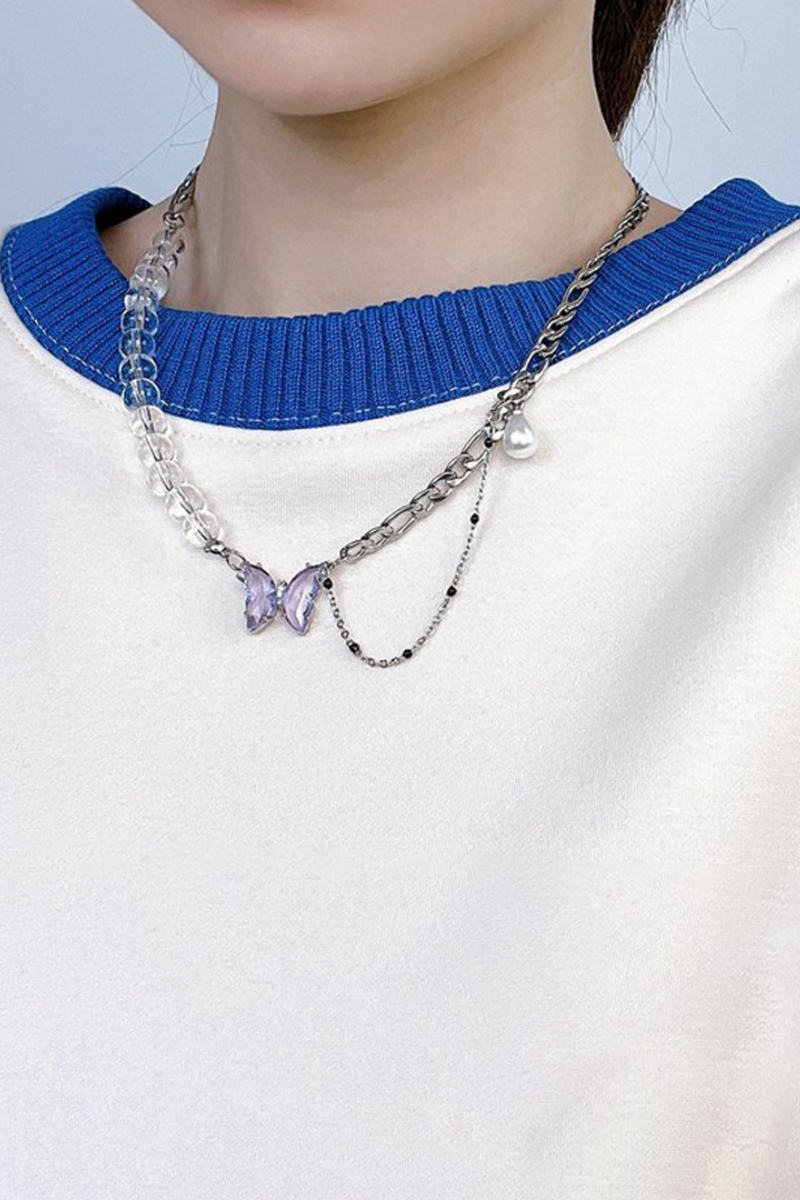 Y2K Butterfly Necklace