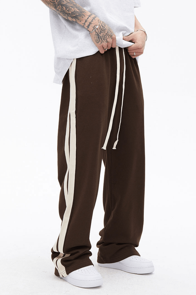 Stitching Track Loose Sweatpants