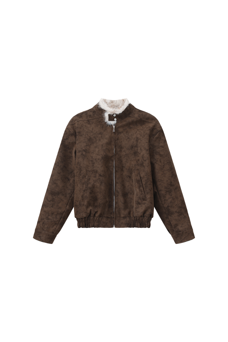 Fleece Lined Harrington Jacket