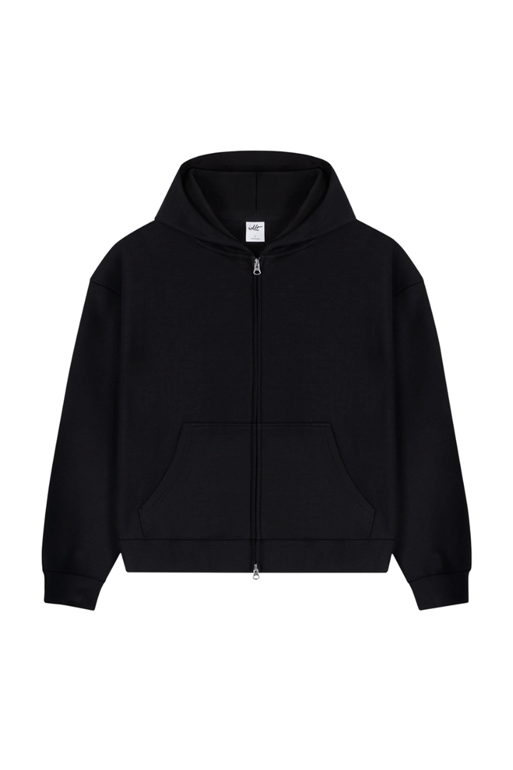 Boxy Zip Air Layer Hoodie