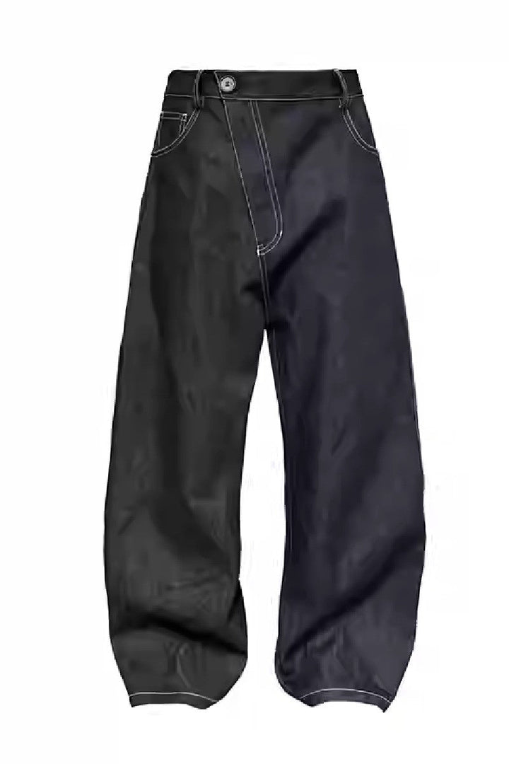Asym Zip Flare Jeans