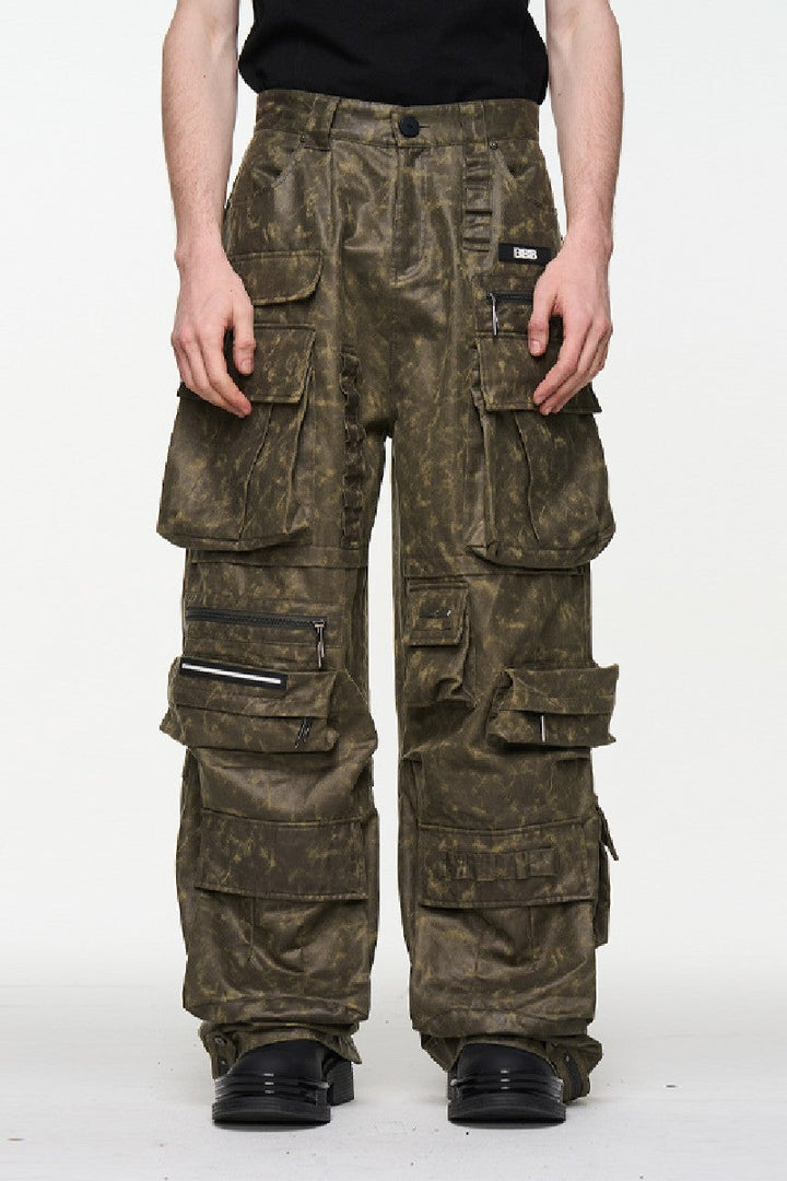 Heavy Craft Embroidered Cargo Pants