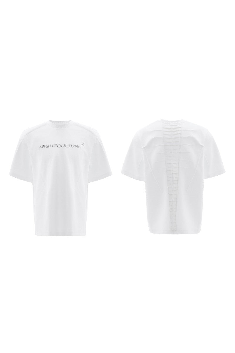 Spine Pleated Heavyweight Tee