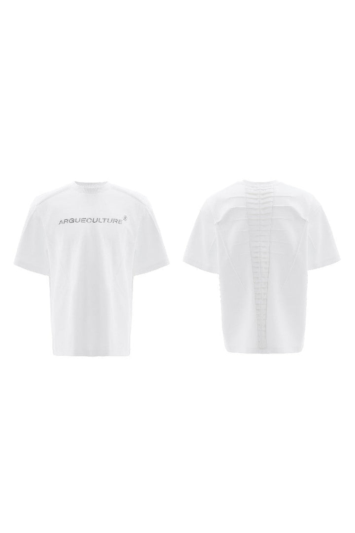 Spine Pleated Heavyweight Tee