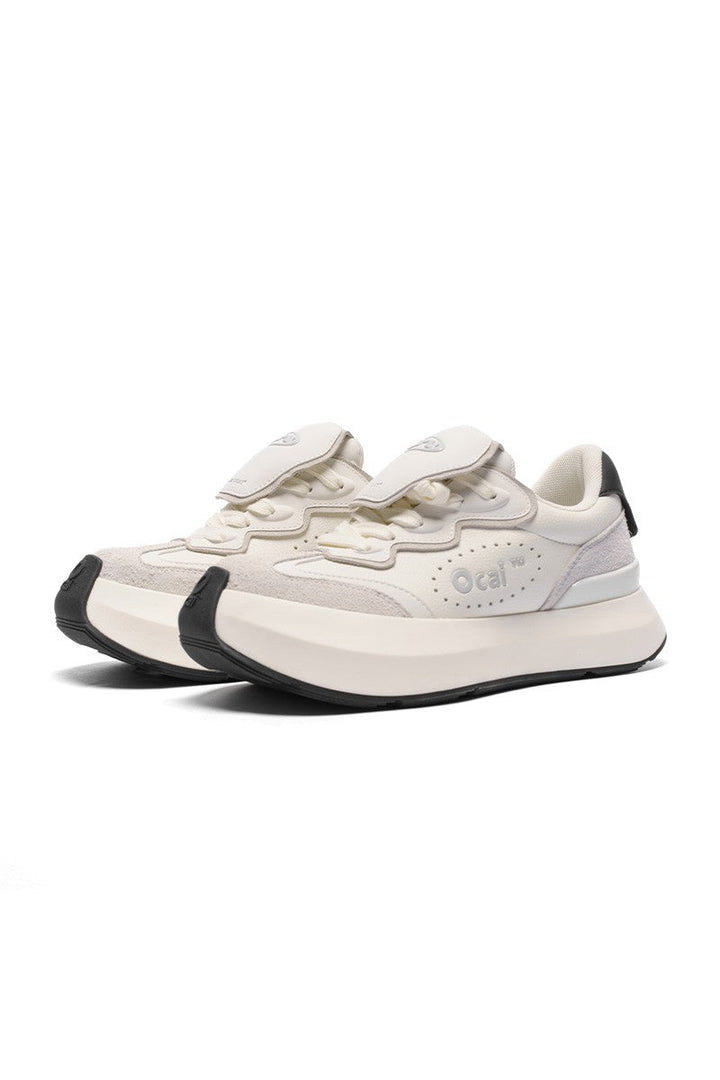 Crescent White Cloud Sneakers
