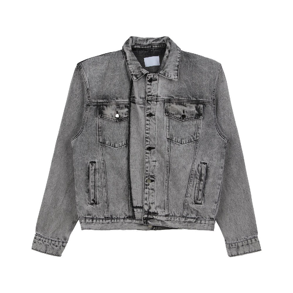 Stitched Straight Denim Jacket