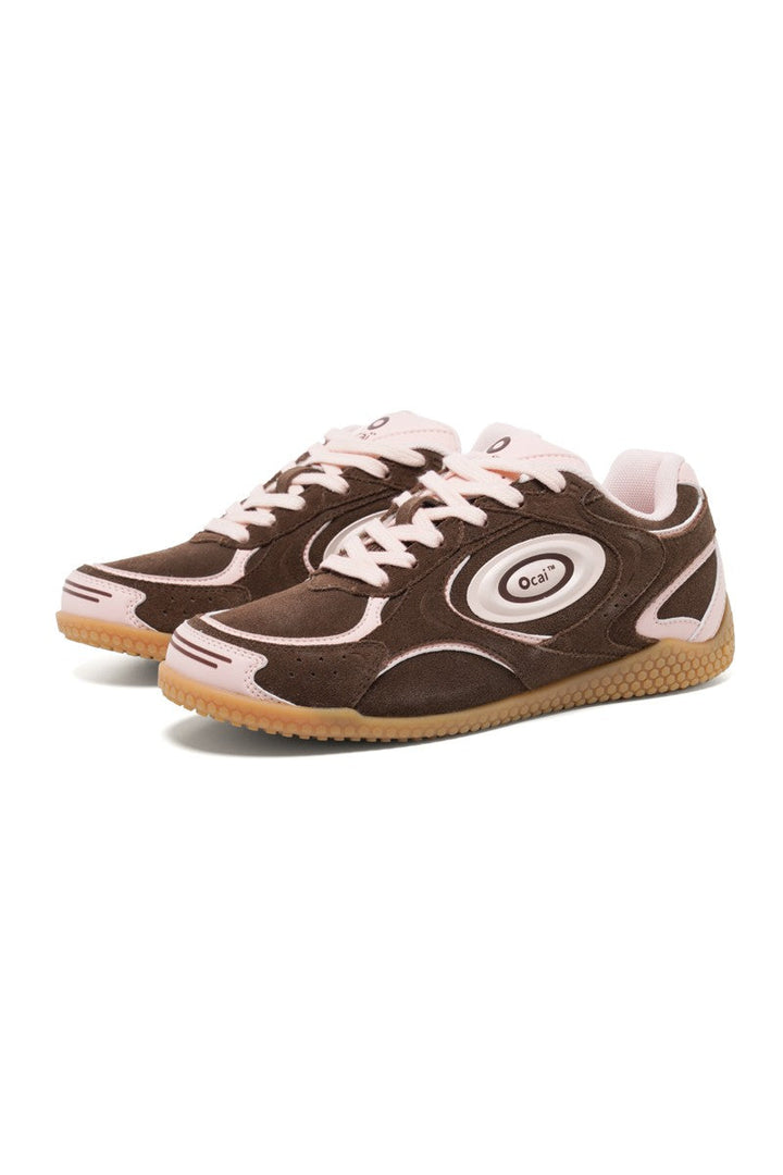 Pink Brown Speedcar Trainer Sneakers