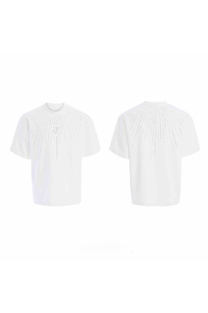 Allover Rhinestone Graphic Tee
