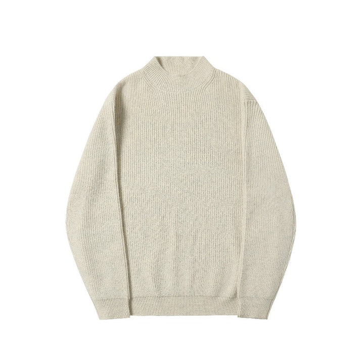 Heavyweight Half Turtleneck Knit Sweater