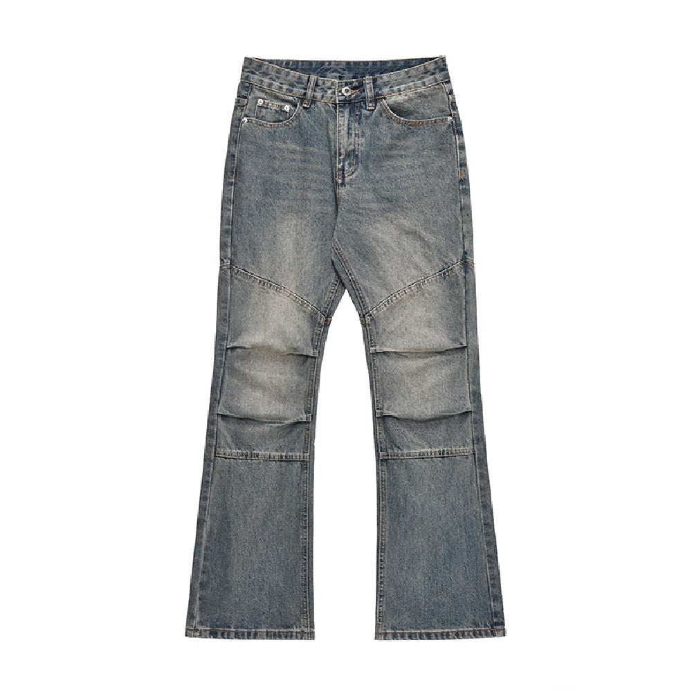 Retro Wash Flared Jeans