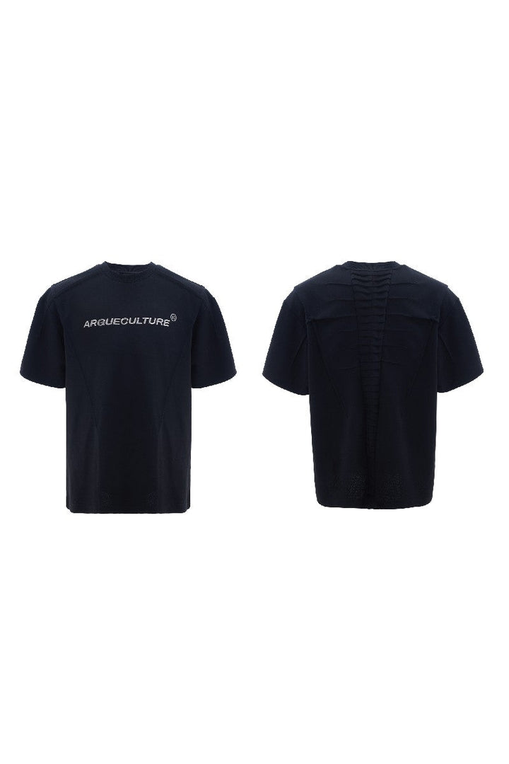 Spine Pleated Heavyweight Tee