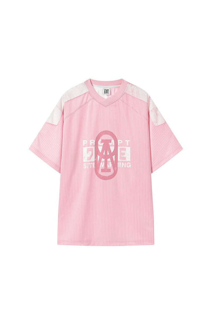 Colorblock Layered Graphic Tee