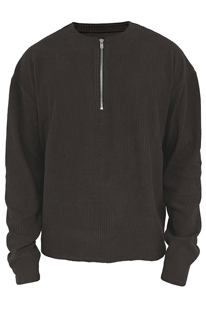 Half-Zip Cashmere-Blend Sweater