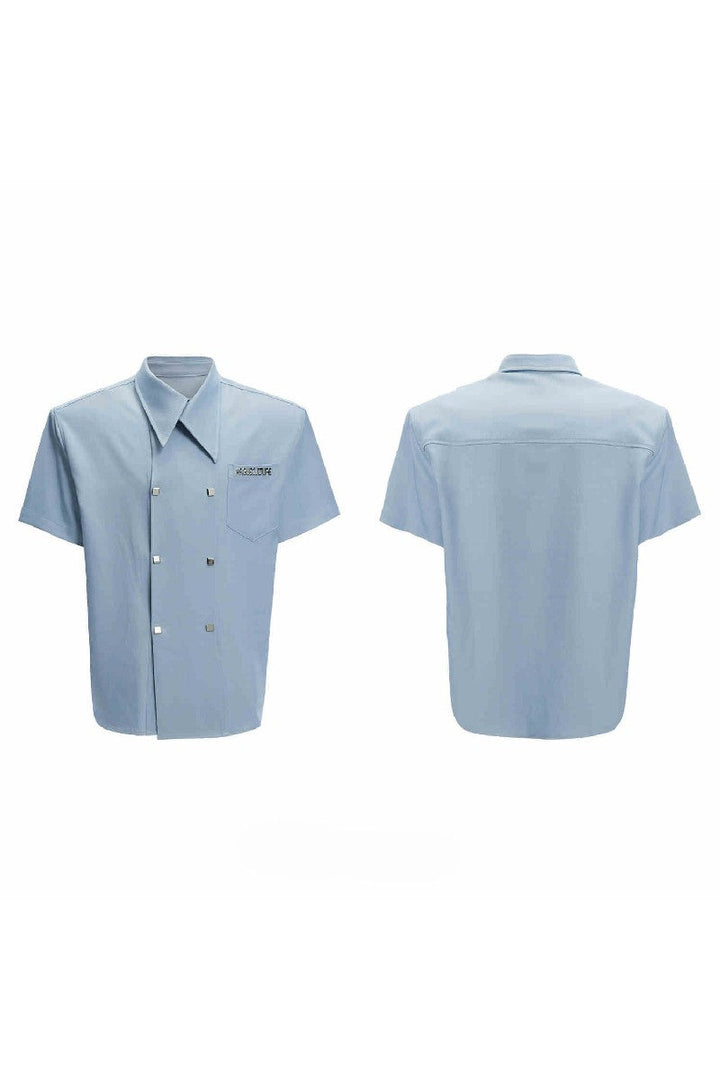 Double Breasted Shirt Tee