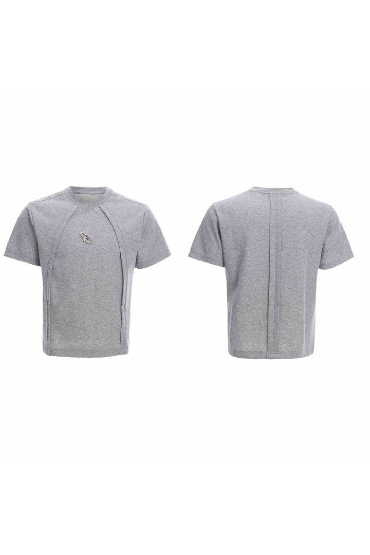 Deconstructed Logo Boxy Tee