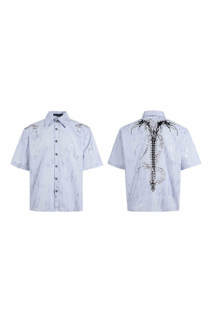 Snake Spine Beaded Shirt