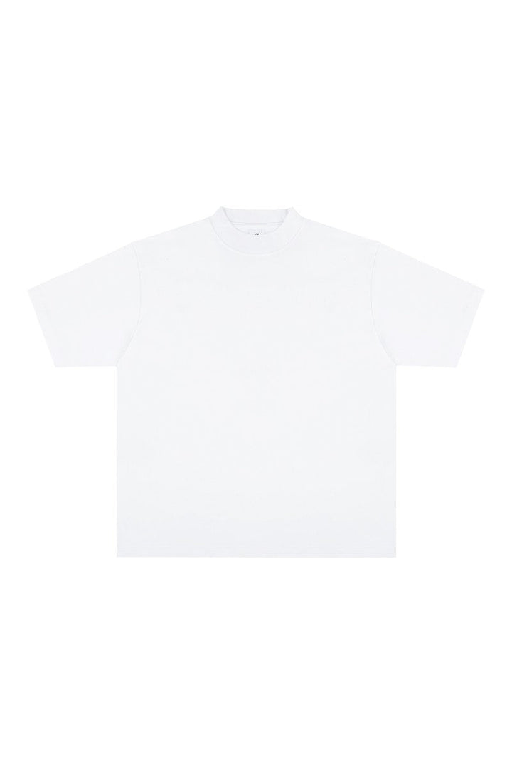 Heavyweight Cotton Mock Neck Tee