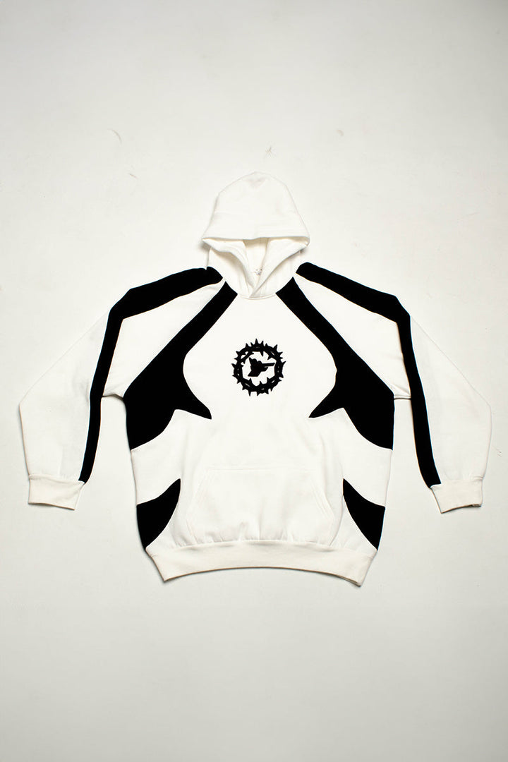 Thorns Logo Stitched Hoodie Inverted