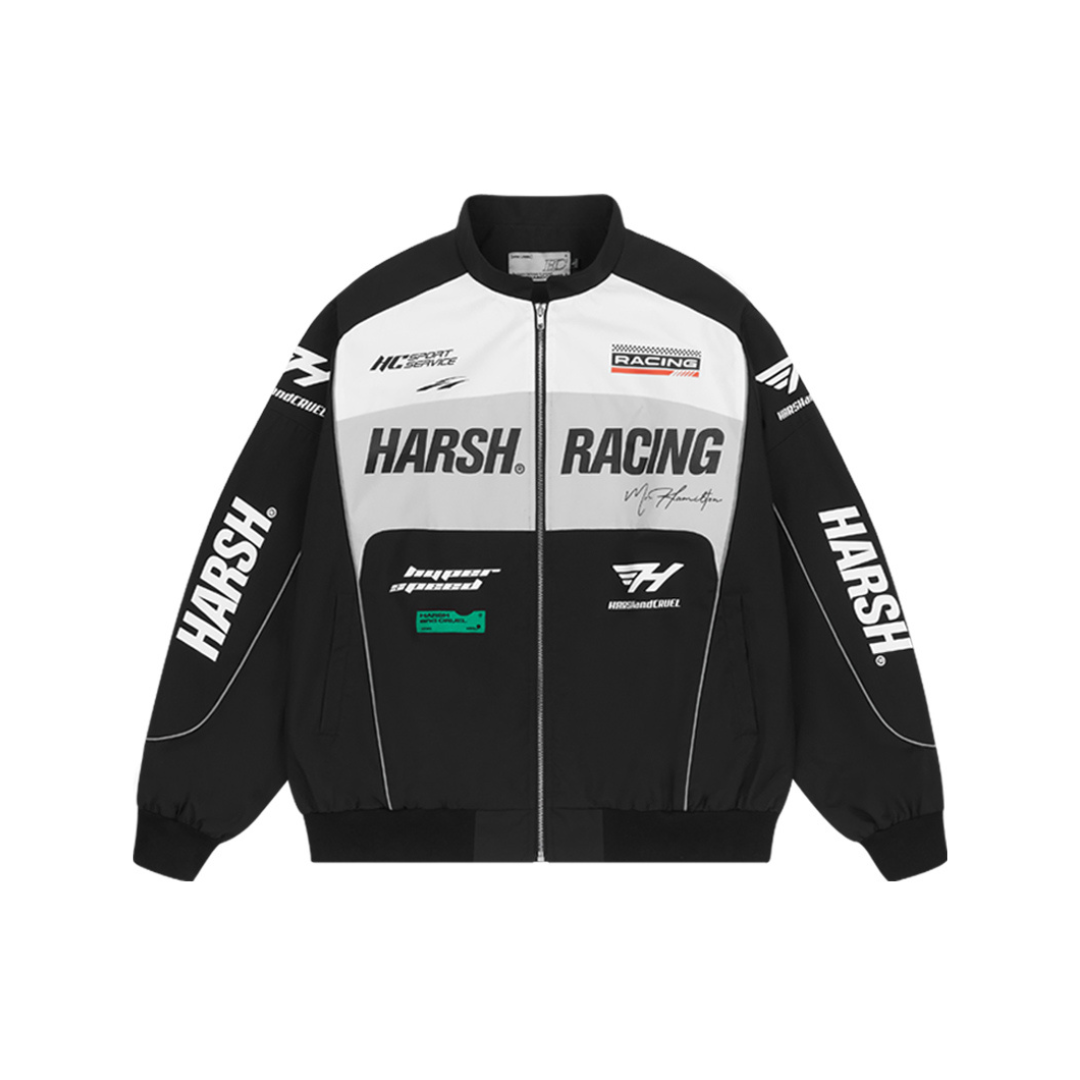 Retro Motorcycle Racing Logo Jacket