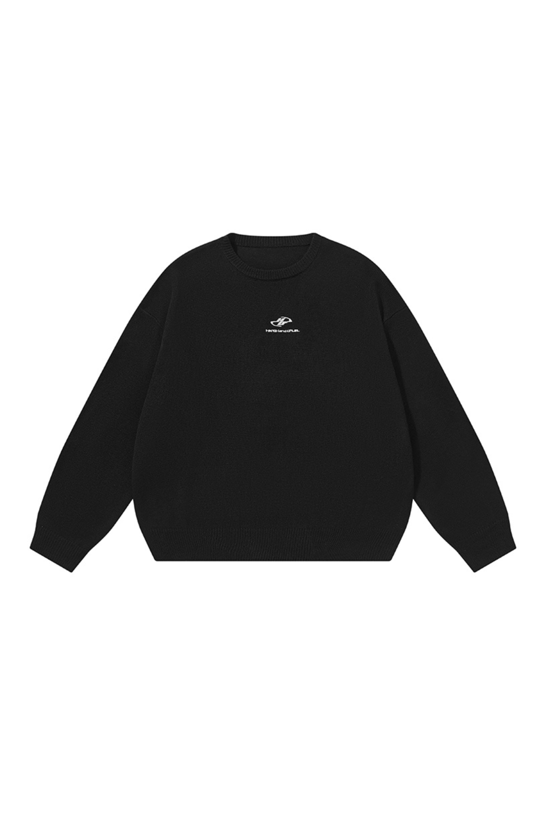 Embroidered Logo Pullover Sweater