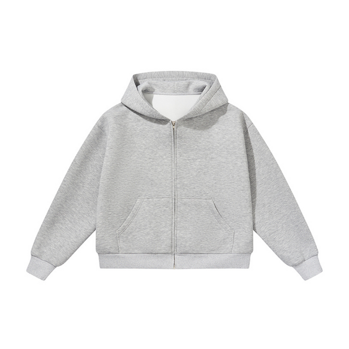 Basic Zip-Up Hoodie