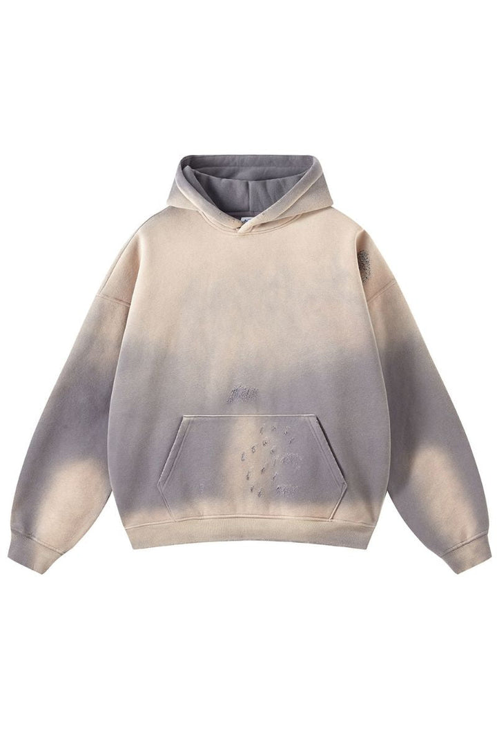 Distressed Wash Hoodie