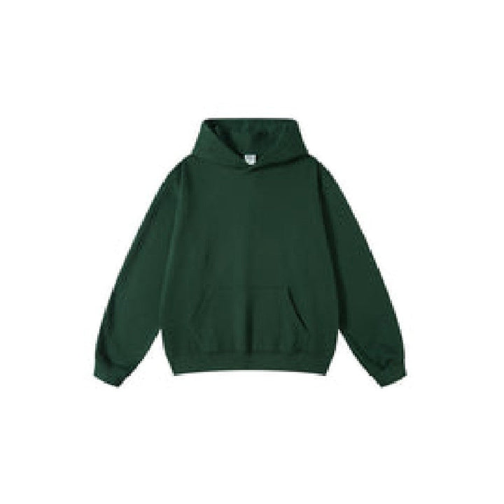 445G Solid Basic Hoodie