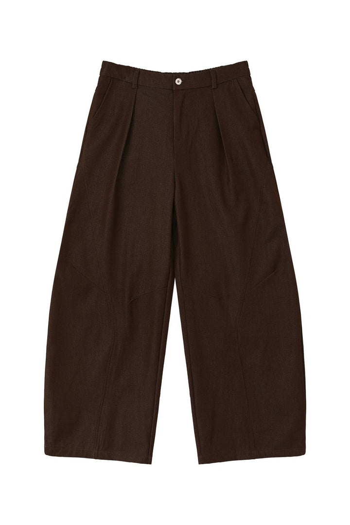 Deconstructed Wide Leg Trousers
