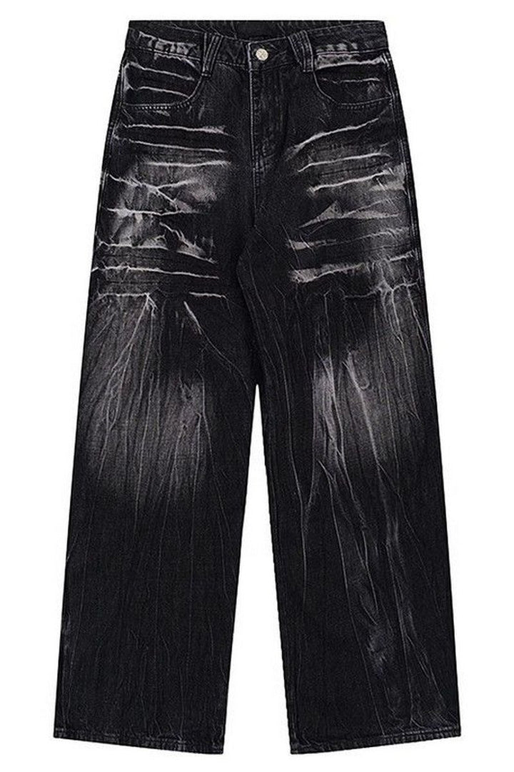 Washed Wide Leg Jeans
