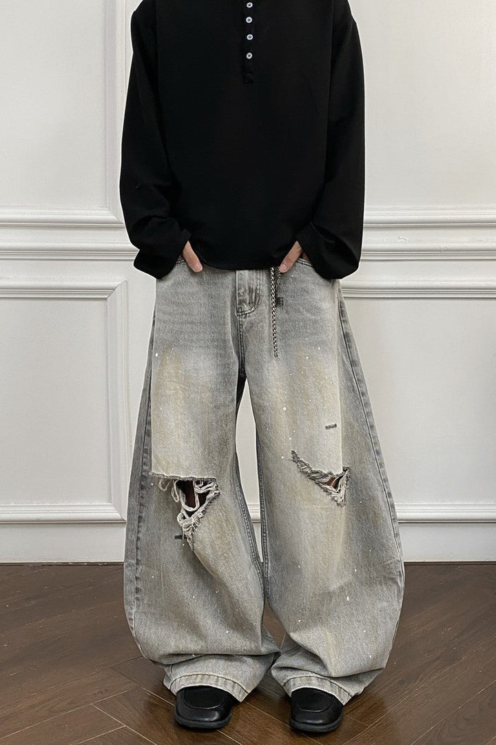 Paint Splatter Blade Jeans