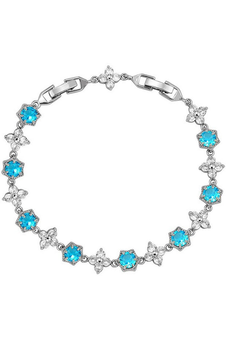 Snowflake Zircon Tennis Bracelet