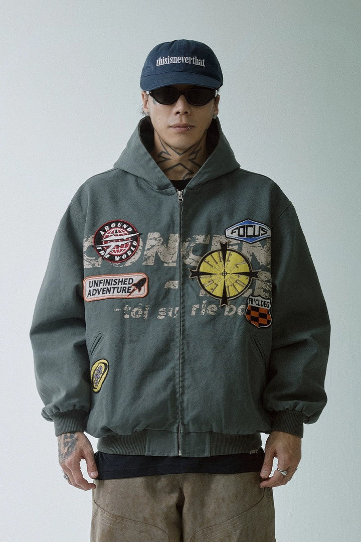 Heavyweight Embroidered Canvas Jacket