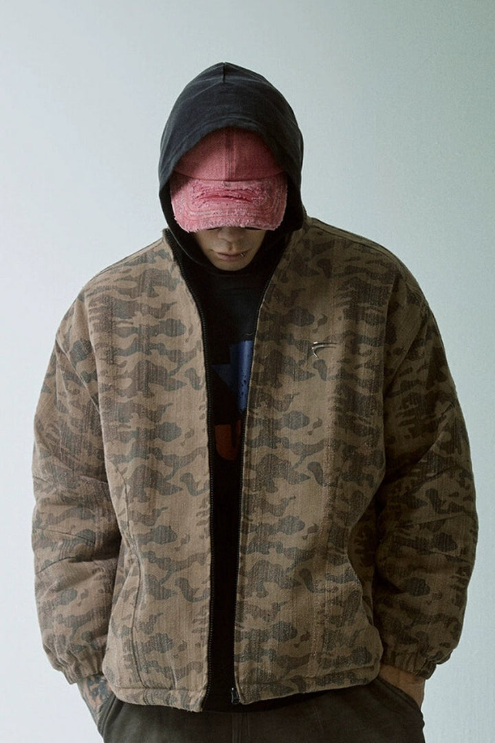 Vintage Camo Padded Jacket