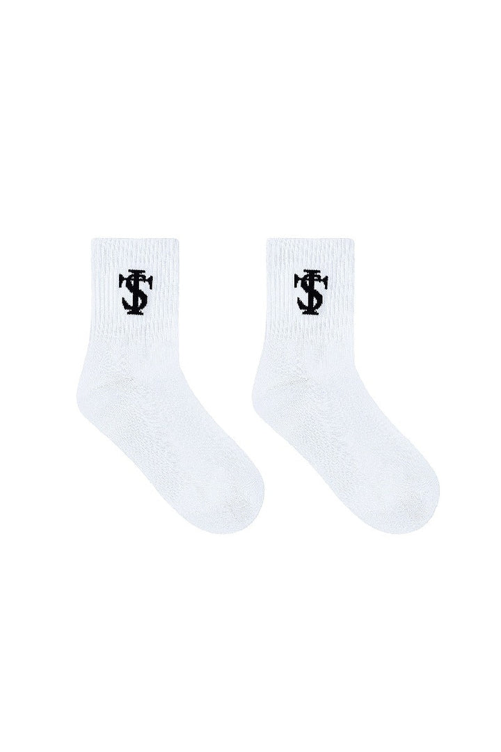 Multi-Color Logo Crew Socks