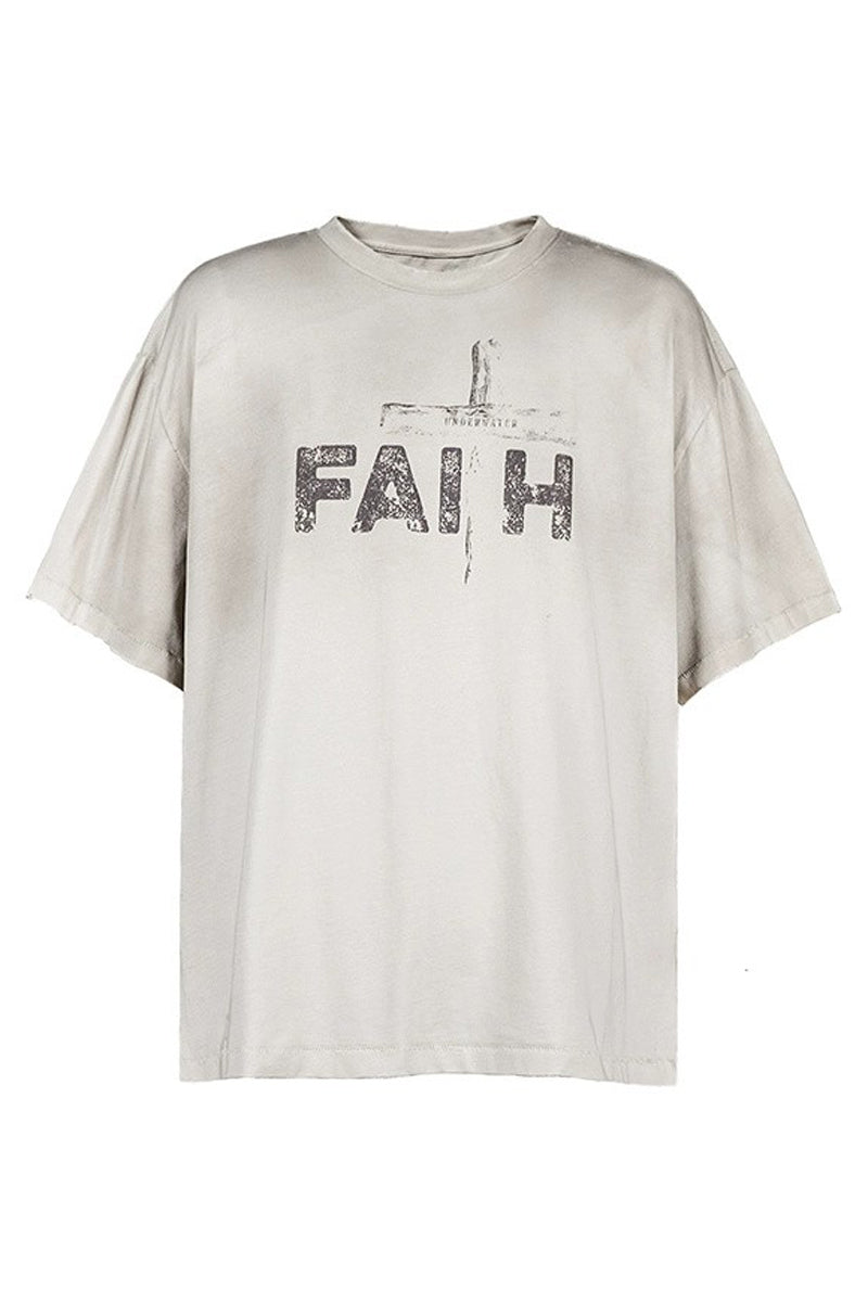 Faithless Vintage White Tee