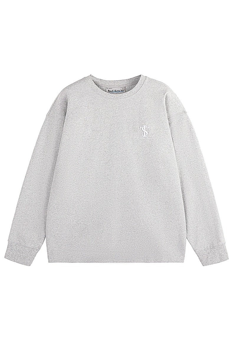 Basic Embroidered Logo Long Sleeve