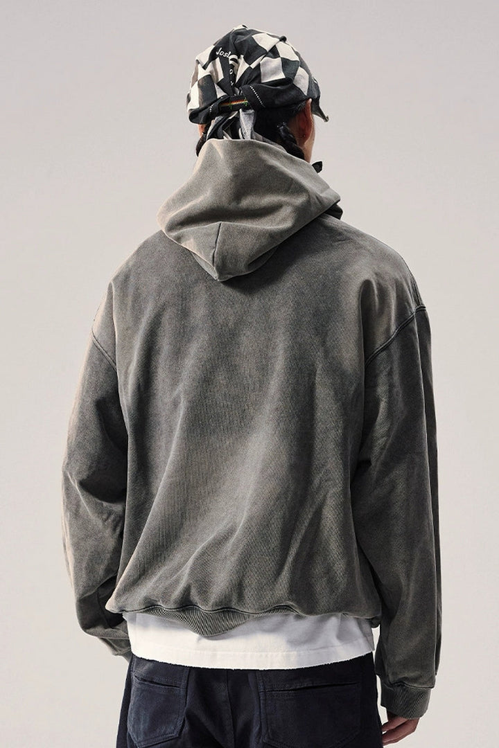 Vintage Washed Ram Graphic Hoodie