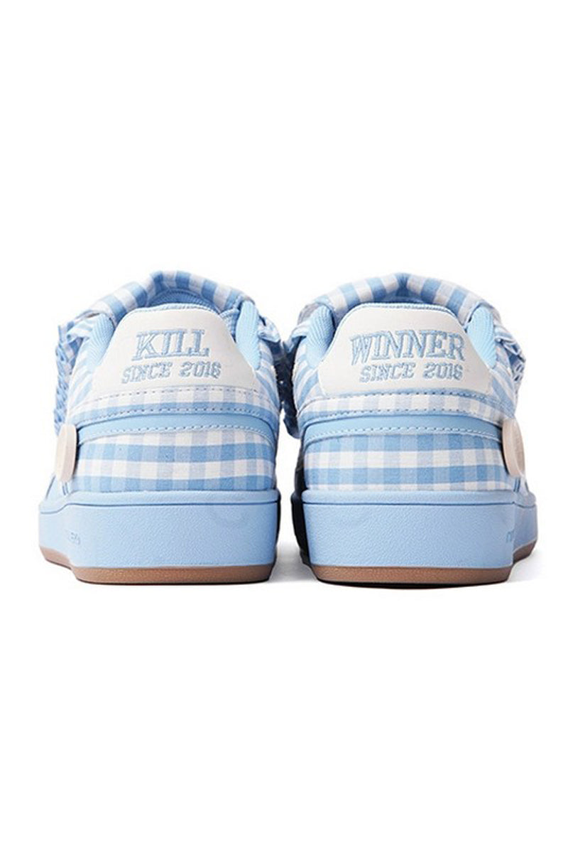 Blue Checkered Dexter Shoes