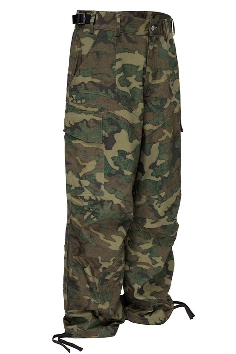 Camo Cargo Paratrooper Pants