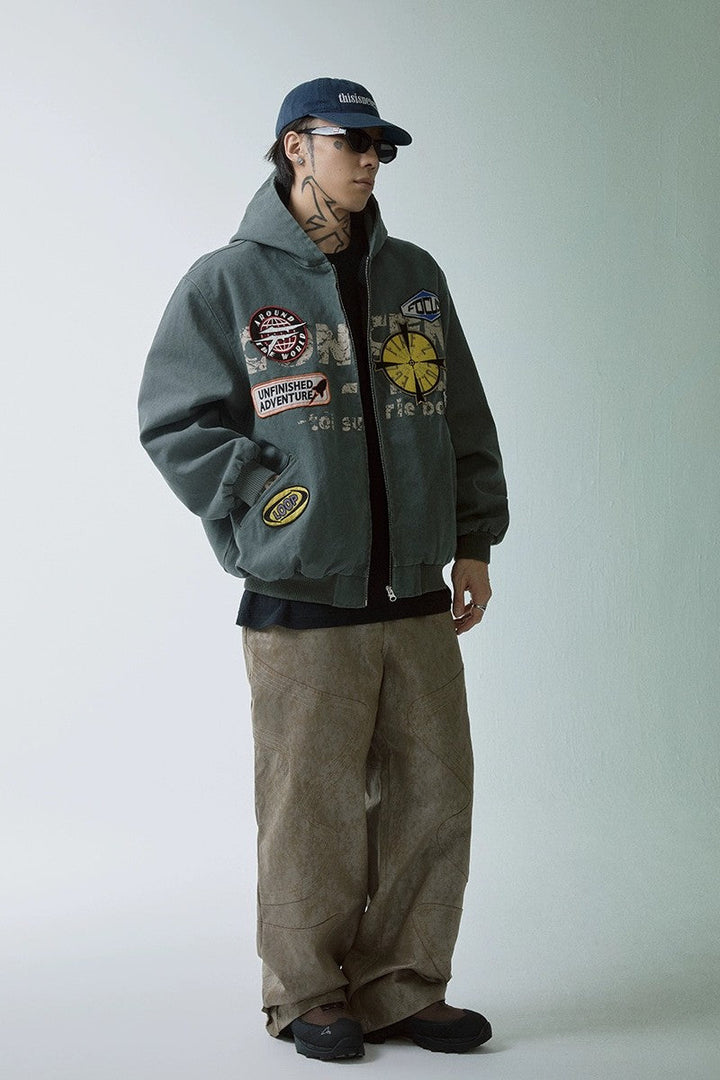 Heavyweight Embroidered Canvas Jacket