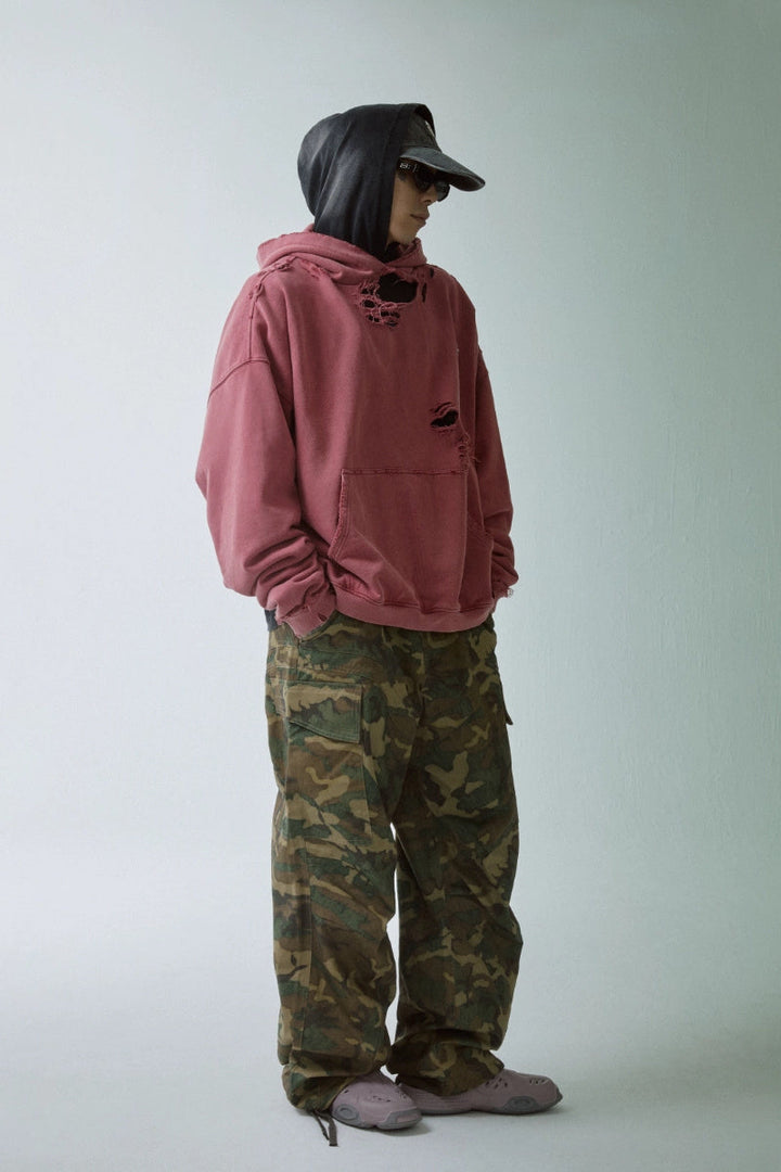 Camo Cargo Paratrooper Pants