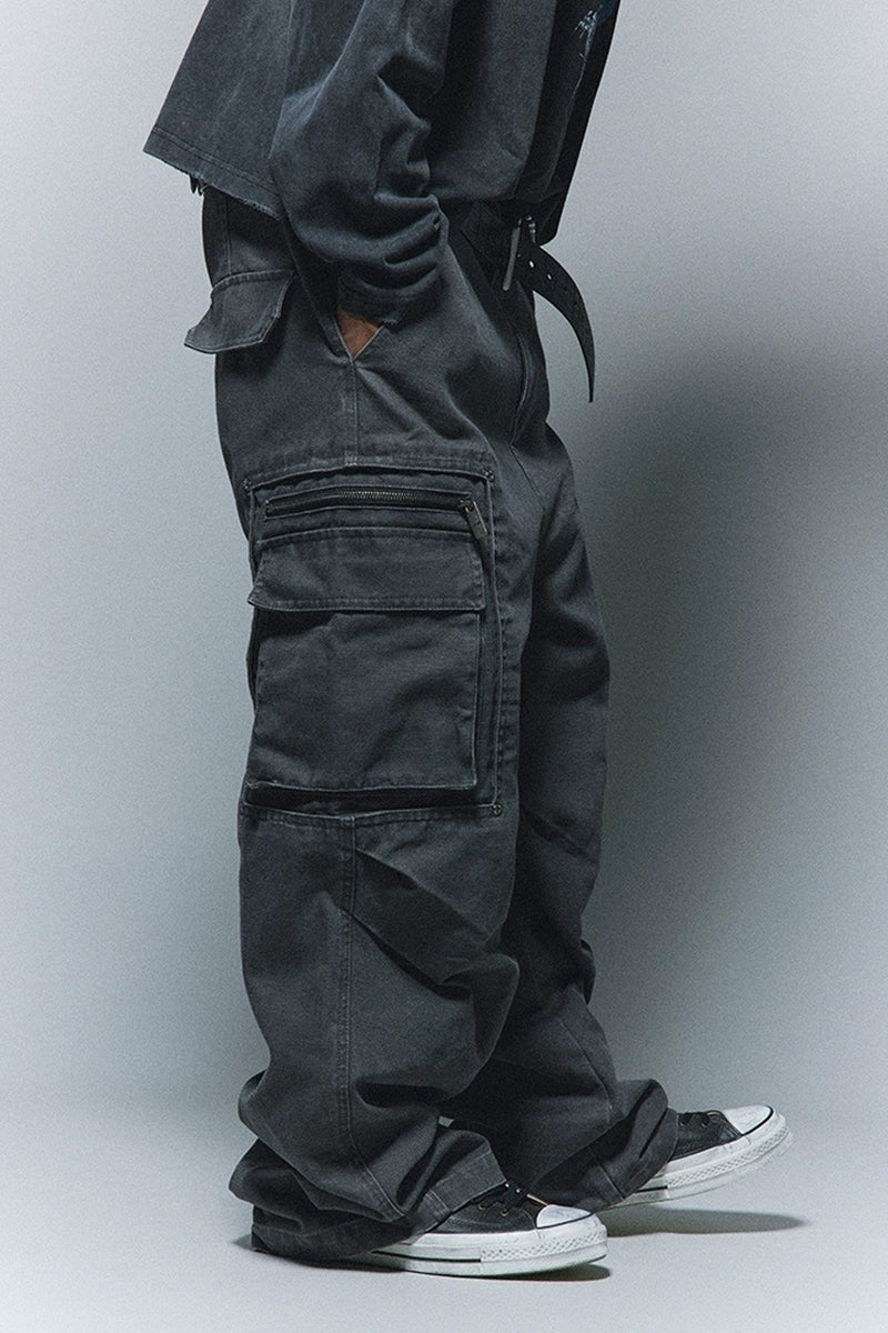 410G Heavyweight Stonewashed Cargo Pants