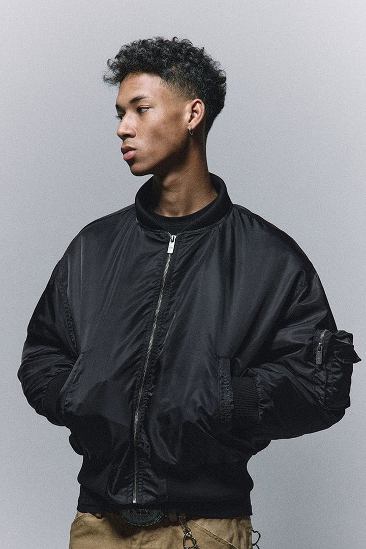 Detachable Hood MA-1 Bomber Jacket