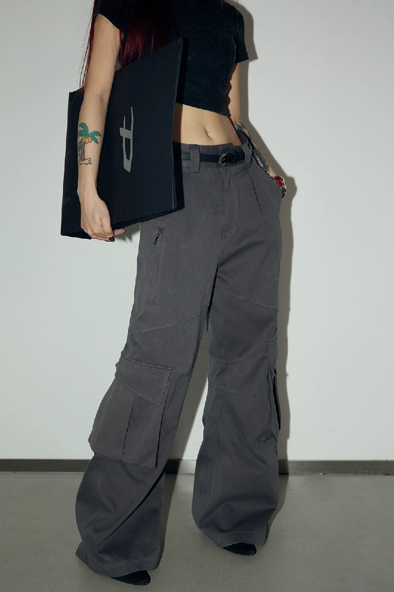 Oversized Multi-Pocket Cargo Pants